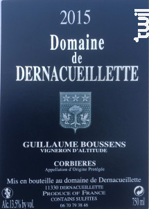 Domaine de Dernacueillette - Domaine de Dernacueillette - 2015 - Rouge