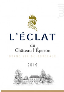 Château L'Eperon - Château L'Éperon - 2019 - Rouge