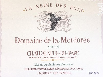 La Reine des Bois Châteauneuf du Pape - Domaine de la Mordorée - 2018 - Rouge