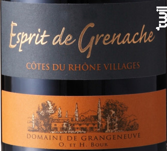Esprit de Grenache - Domaine de Grangeneuve - 2016 - Rouge