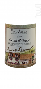 Gentil d'Alsace - Domaine Vincent Spannagel - 2019 - Blanc