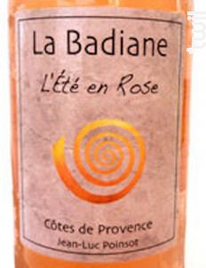 L'ÉTÉ EN ROSE - Domaine La Badiane - 2016 - Rosé