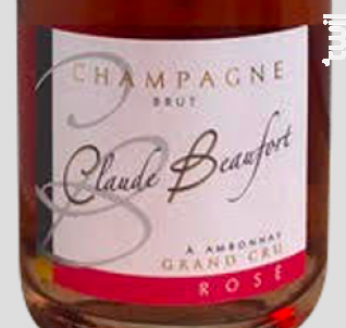 Brut Rosé Grand Cru - Champagne Claude Beaufort - Non millésimé - Effervescent