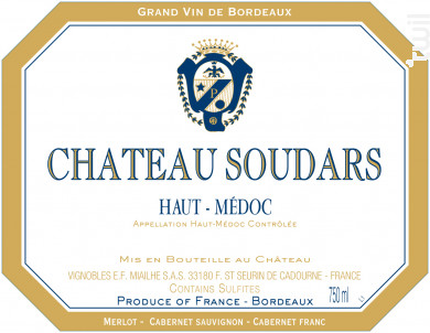 Château Soudars - Château Soudars - 2020 - Rouge