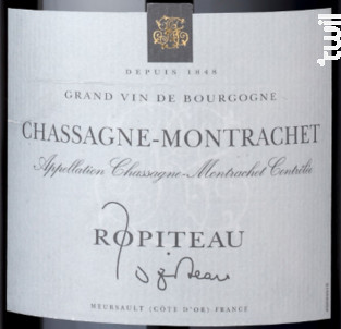 Chassagne-Montrachet - Ropiteau Frères - 2015 - Rouge