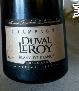 Duval-Leroy Blanc de Blancs Grand Cru - Champagne Duval-Leroy - Non millésimé - Effervescent