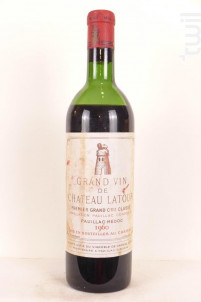 Grand Cru Classé (capsule Corrodée) - Château Latour - 1960 - Rouge