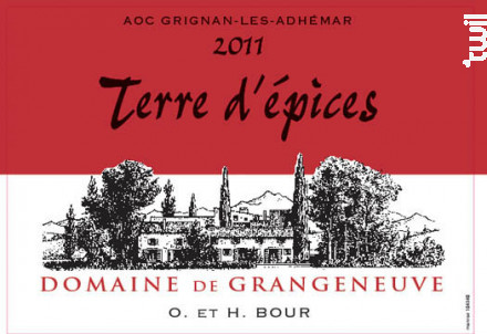 Terre d'épices - Domaine de Grangeneuve - 2022 - Rouge