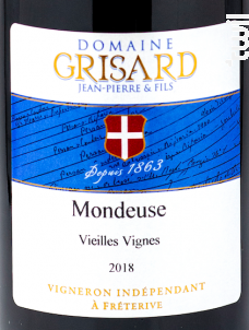 Mondeuse - Vieilles Vignes - Domaine Grisard Jean-Pierre et fils - 2019 - Rouge