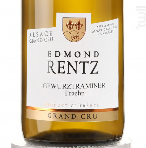 Gewurztraminer Froehn Grand Cru - Domaine Edmond Rentz - 2016 - Blanc