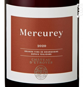 Mercurey - Château d'Etroyes - 2020 - Rouge