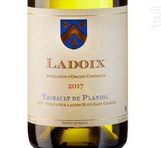 Ladoix - Thibault de Planiol - 2017 - Blanc