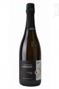 Brut Origine - Champagne A.Bergère - Non millésimé - Effervescent