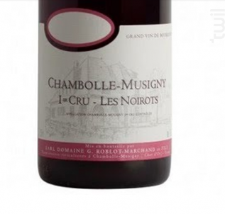 Chambolle Musigny 1er cru les Noirots - Domaine Roblot-Marchand - 2016 - Rouge