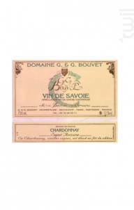 Chardonnay Cuvée Saint Antoine - Domaine G&G Bouvet - 2013 - Blanc