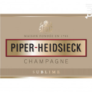 Cuvée Sublime - Piper-Heidsieck - Non millésimé - Effervescent
