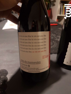 Le Vin Est Une Fête - Elian Da Ros - 2017 - Rouge