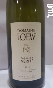 Domaine  Etienne Loew Sylvaner Verite - Domaine Loew - 2021 - Blanc