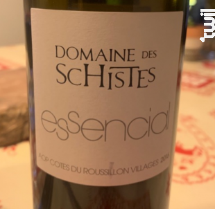Essencial - Domaine Des Schistes - 2023 - Rouge