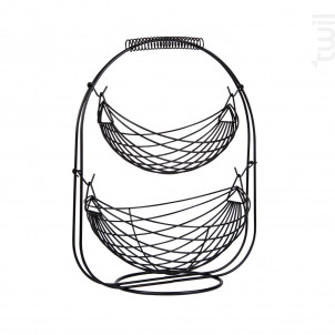 Coupe Basculo Double Noir 44 Cm - table passion -  - 