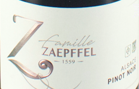 Pinot Noir Bio - Famille Zaepffel - 2021 - Rouge