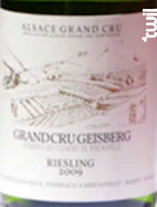 Riesling Geisberg Grand Cru - Trimbach - 2016 - Blanc