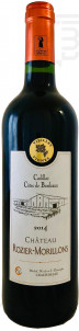 Château ROZIER-MORILLONS - Cuvée classique - Vignobles Crachereau - 2015 - Rouge