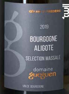 Bourgogne Aligoté - Sélection Massale - Domaine Céline & Frédéric Gueguen - 2019 - Blanc