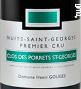 Clos Des Porrets Henri Gouges - Domaine Henri Gouges - 2018 - Rouge