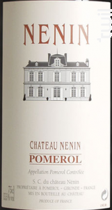 Château Nénin - Château Nénin - 2000 - Rouge