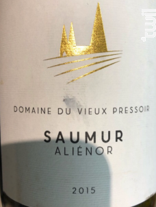 Saumur Aliénor - Domaine du Vieux Pressoir - 2019 - Blanc