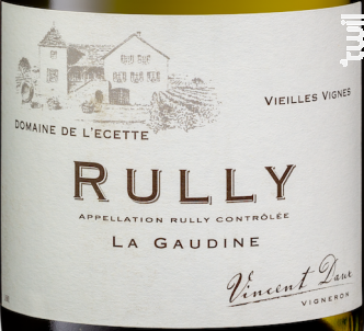 Rully - La Gaudine - Domaine de l'Ecette - 2018 - Blanc