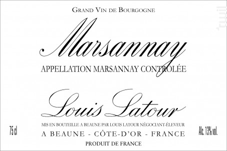 Marsannay - Maison Louis Latour - 2018 - Rouge