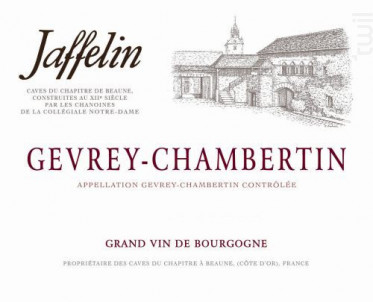 Gevrey-Chambertin - Jaffelin - 2012 - Rouge