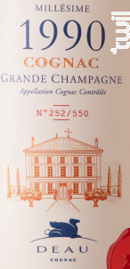 DEAU Cognac Grande Champagne - Distillerie des Moisans - 1990 - Blanc