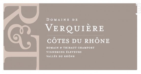 Côtes-du-Rhône Bio - Domaine de Verquière - 2018 - Rosé