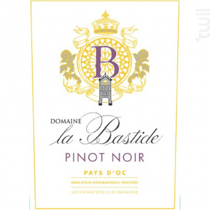 Pinot Noir - Château La Bastide - 2020 - Rouge