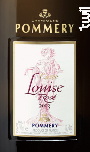 Cuvée Louise Rosé - Champagne Pommery - 2003 - Effervescent