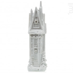 Maison De Noël Haute 36 Cm Blanche - Lou de Castellane -  - 