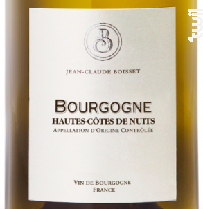 Bourgogne Hautes-Côtes de Nuits BIO - Jean-Claude Boisset - 2018 - Blanc