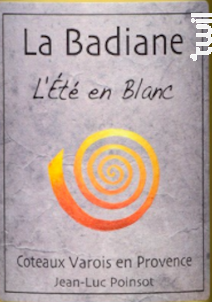 L'Eté en Blanc - Domaine La Badiane - 2011 - Blanc