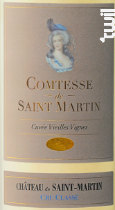 Coffret Comtesse Vieilles Vignes - Château de Saint-Martin - 2018 - Rouge