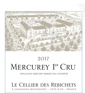 Mercurey 1er Cru Cellier des Rebichets - Les Héritiers Saint-Genys - 2017 - Rouge