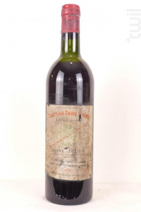 Grand Cru Classé (étiquette Fragile) - Château Saint Pierre - 1978 - Rouge