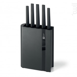 Bloc Couteaux 5 Pièces Edge Noir - Amefa -  - 