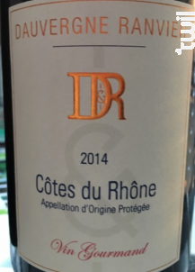 Côtes du Rhône - Maison Dauvergne et Ranvier - 2012 - Rouge