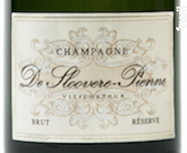 Cuvée Réserve Brut - Champagne De Sloovere-Pienne - Non millésimé - Effervescent