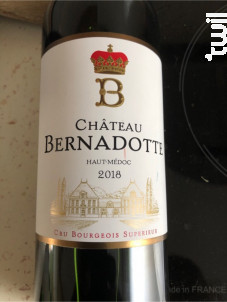 Château Bernadotte - Château Bernadotte - 2018 - Rouge