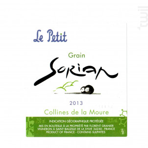 Le Petit Grain - Clos Sorian - 2022 - Rouge