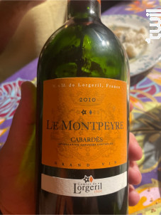 Le Mont Peyre - Maison Lorgeril - 2010 - Rouge